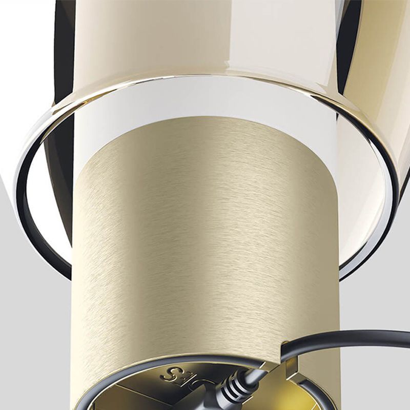 1 Lampade da tavolo notturno di funghi leggeri lampade da comodino in vetro contemporaneo