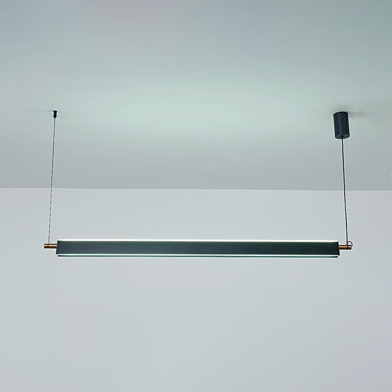 Estilo moderno Shape Shape Island Light Metal 2 Lights Island Light for Office