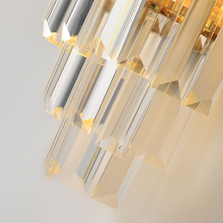 Postmoderne Flötenwandleuchter Metall 2-Licht