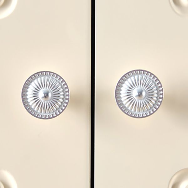 White Manufactured Wood with Shelves with Drawer Wardrobe Closet