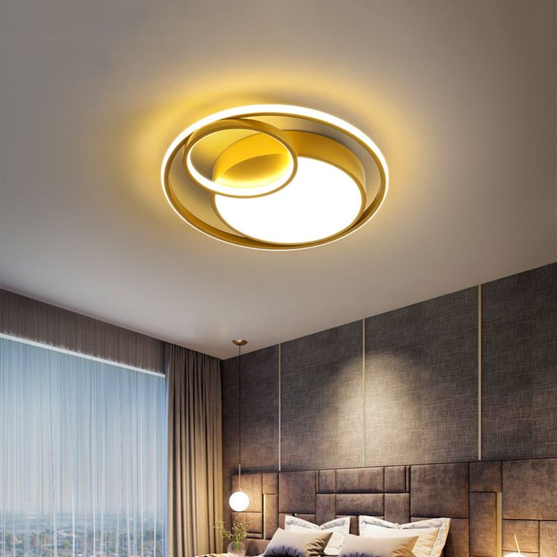 Le style moderne 3 de montage affleurant d'anneaux en métal 3 têtes a mené la lumière affleurante