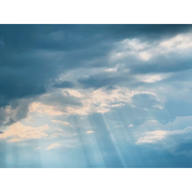 Photography Stain Resistant Mural Wallpaper Sky Sleeping Room Wall Mural