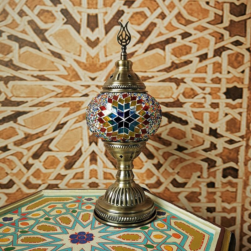 Mosaïque Verre Sphérique Sphérique LAMPE TURC STYLE TURKISH 1 LIGHT LET