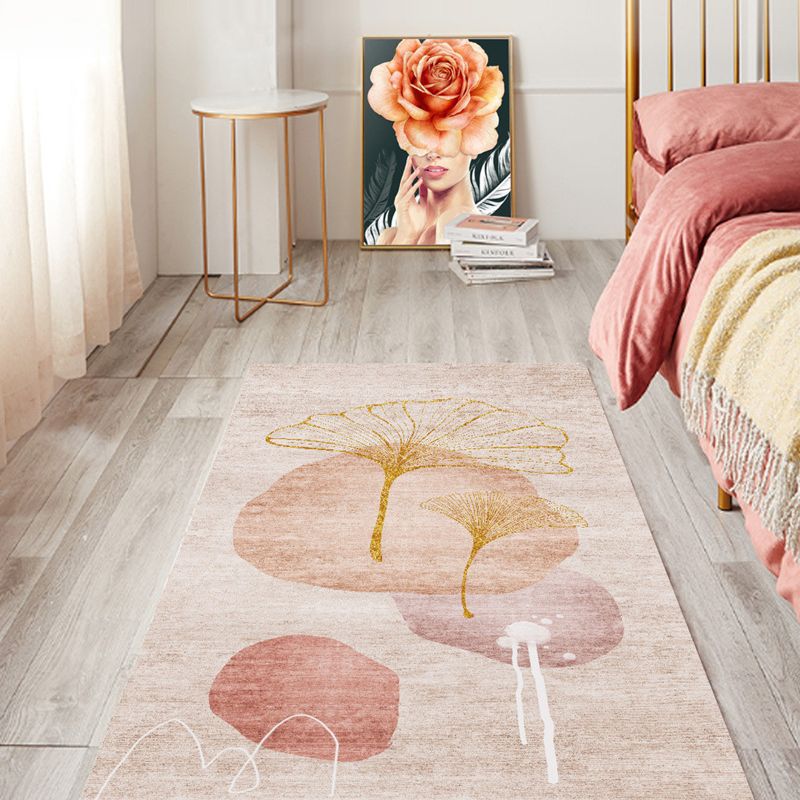 Lovely Modern Bedroom Rug Stylish Cartoon Pattern Kids Carpet Polyester Non-Slip Backing Carpet for Home Decoration