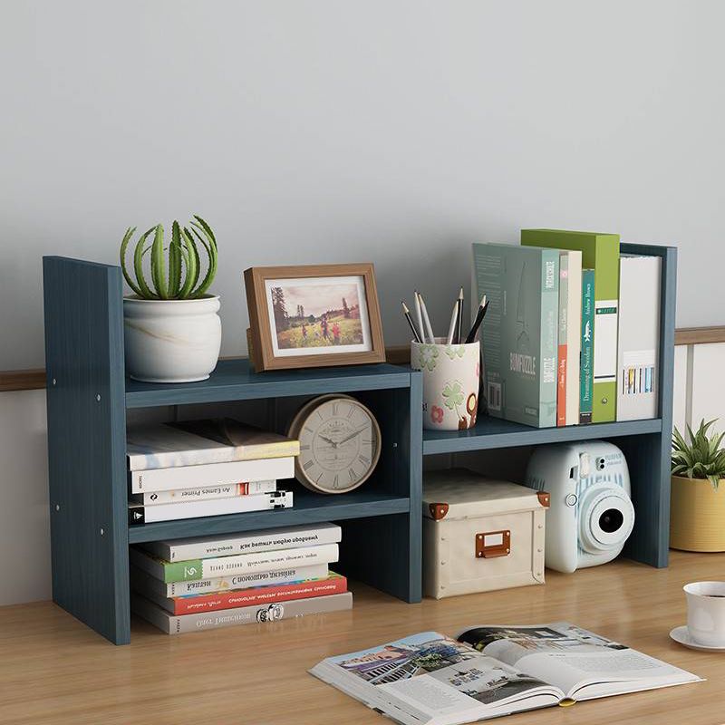 Scandinavian Style Bookshelf Open Back Wood Bookcase for Office