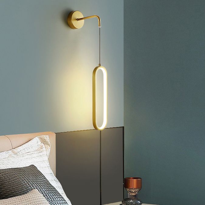 Circlings Luz montada en la pared Minimalista Metal Bundside Led Pared colgante Luz