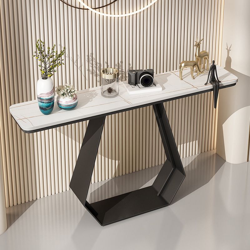 Rectangle Glam Console Accent Table Antique Finish Console Sofa Table