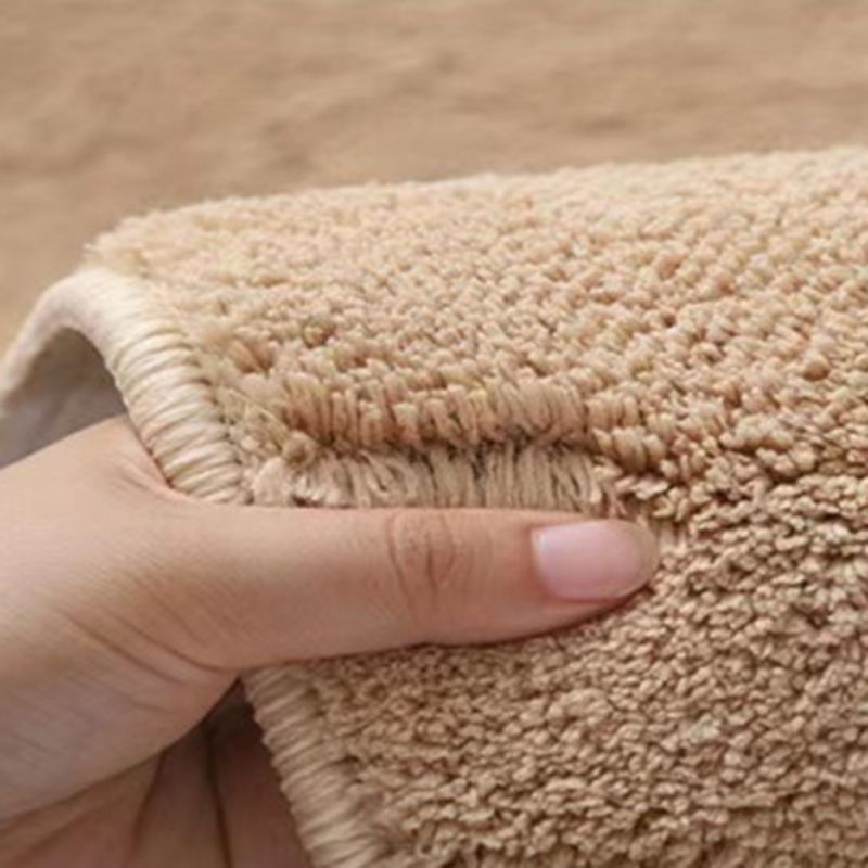 Tapis décontracté vert en Polyester, couleur Pure, pour l'intérieur, lavable, pour la décoration de la maison
