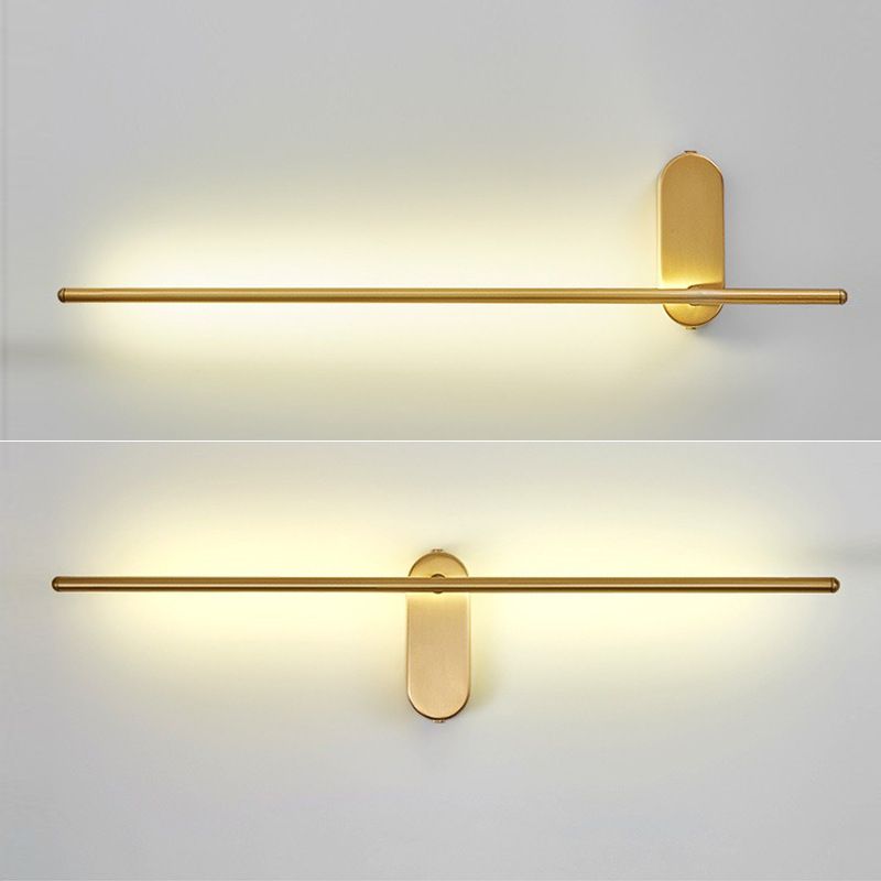 Modern Linear Wall Sconce Light Metal 1-Light Wall Sconce Lighting