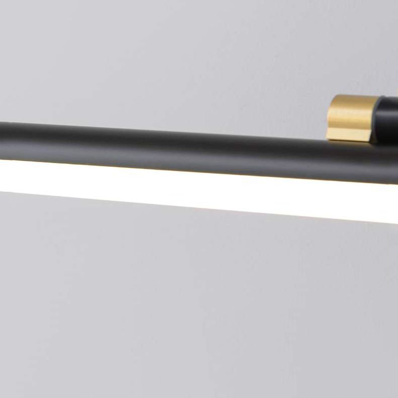 Metal Linear Shape Wall Sconce Modern Style 1 Light Mirror Wall Mount Light