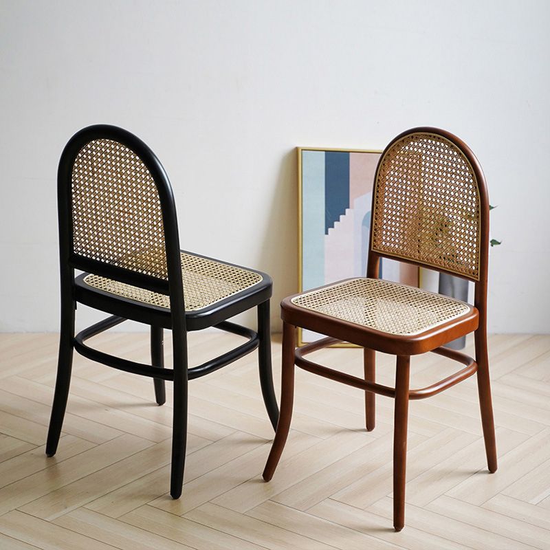 Solid Wood Side Chair Modern Indoor Dining Chair for Home Use