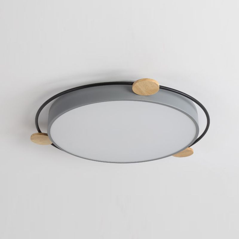 Grigio LED Flush Montato Soffitto Luci di illuminazione contemporaneo per Living Room