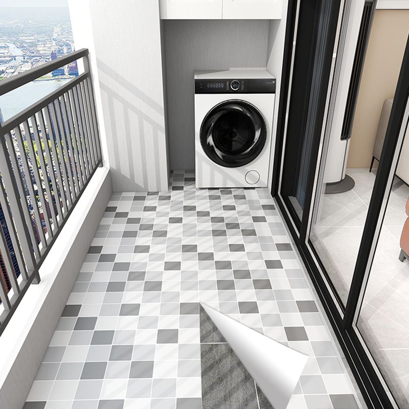 Modern Vinyl Flooring Self Adhesive Geometric Printed Vinyl Plank Flooring