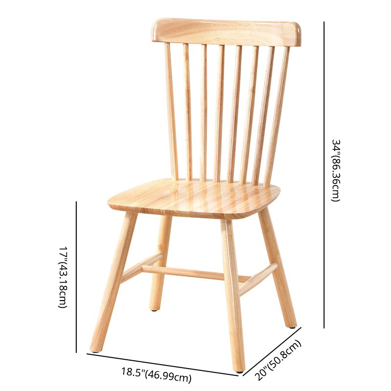 Contemporary Solid Wood Standard Dining Set Rectangle Kitchen Dining Set with 4 Legs Table