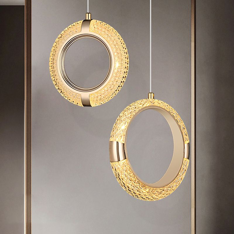 Cirkel hangende lichten moderne stijl metalen hangende verlichtingsarmaturen