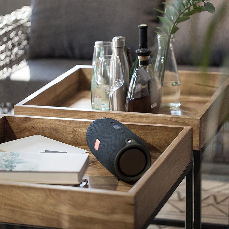 Scandinavian Square Coffee Table Wooden Cocktail Table for Home