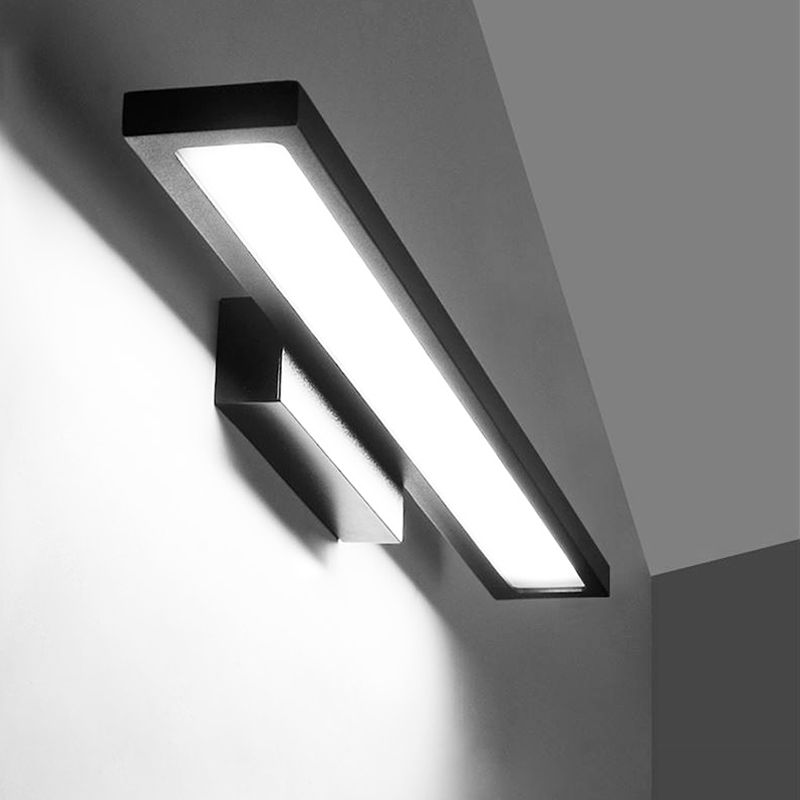 Lampada a specchio semplice a LED Moderna camera da bagno per bagno con applique