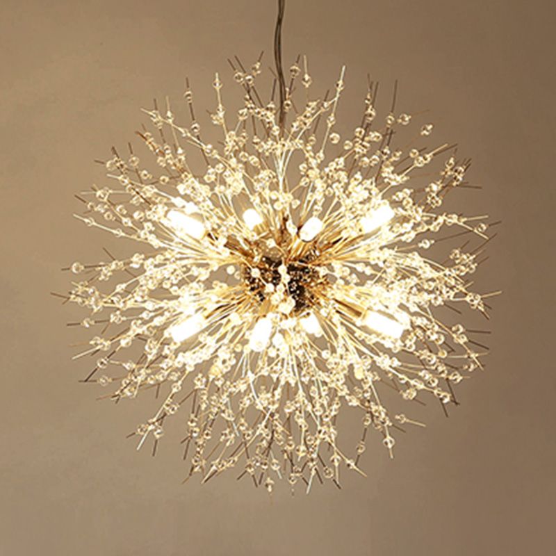 Dandelie Opgehangen verlichtingsarmatuur Moderne hangende hanglampen met meerdere hoofdlichten