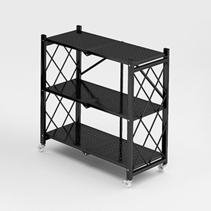 Metal Standard Bookcase Industrial Style Shelf for Home Office