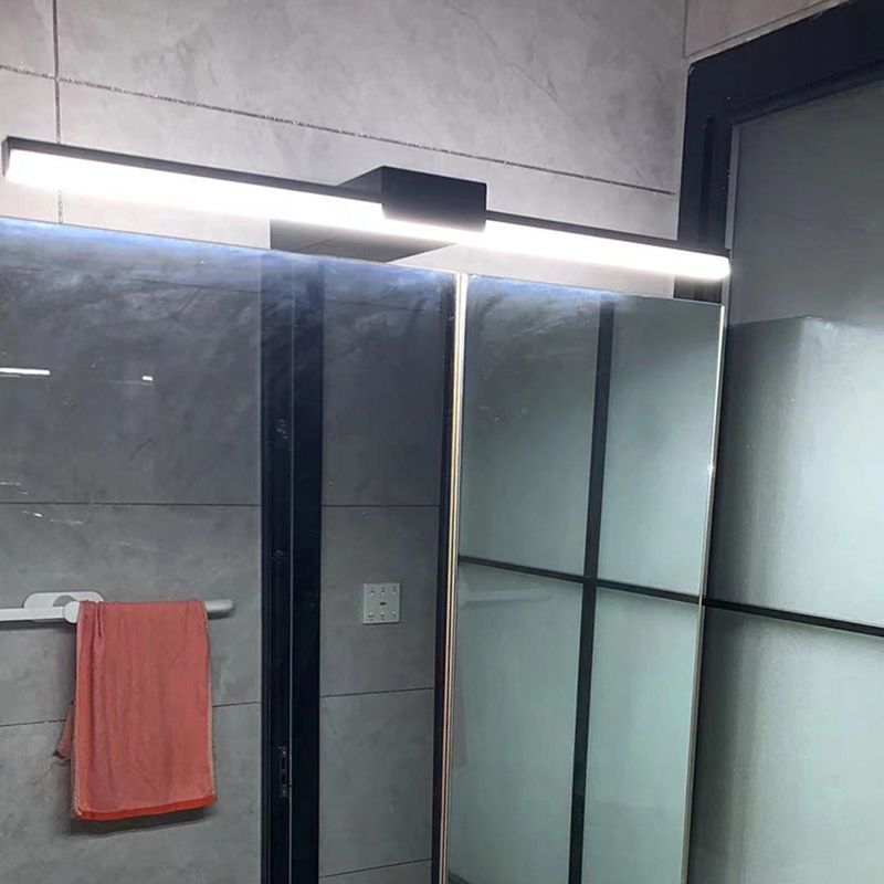 Modern Minimalist Style Linear Wall Mounted Vanity Lights Metal Vanity Wall Light Fixtures for Bathroom