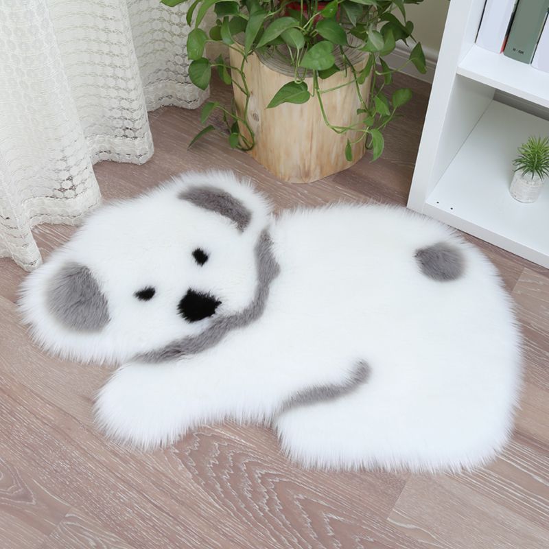 Alfombra de estampado de animales calmante mezcla de algodón múltiple alfombra interior alfombra lavable de máquina de respaldo sin deslizamiento para decoración