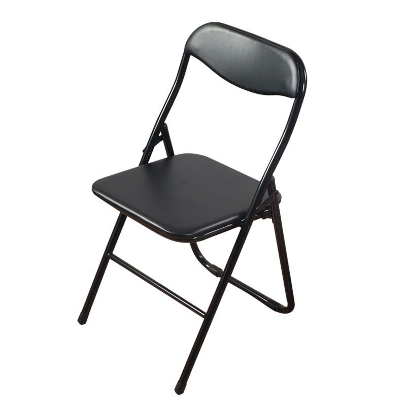 Chaise d'appoint moderne en métal, intérieur et extérieur, sans accoudoirs, pliable, à dossier ouvert, pour salle à manger