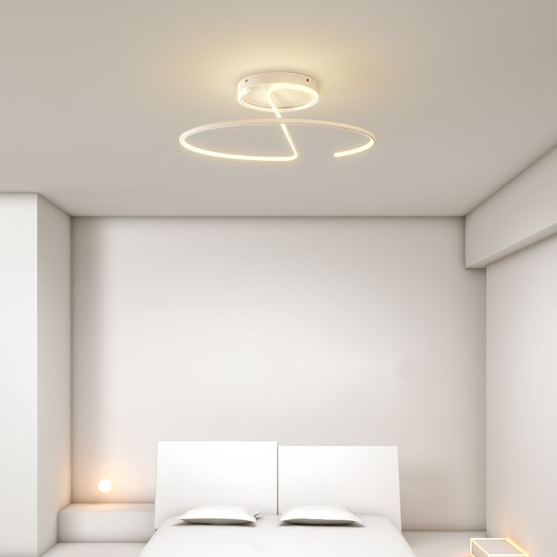Simplicity Flush Ceiling Light Fixtures with Silicone Shade LED Ceiling Light Fixture