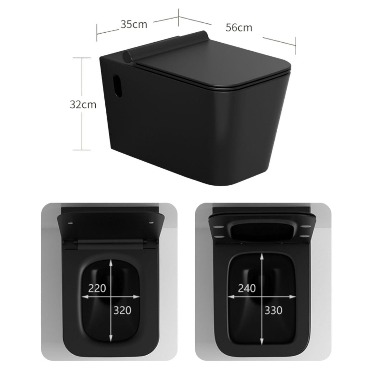 Contemporary Toilet Bowl One Piece Toilet Wall Mount Porcelain Urine Toilet