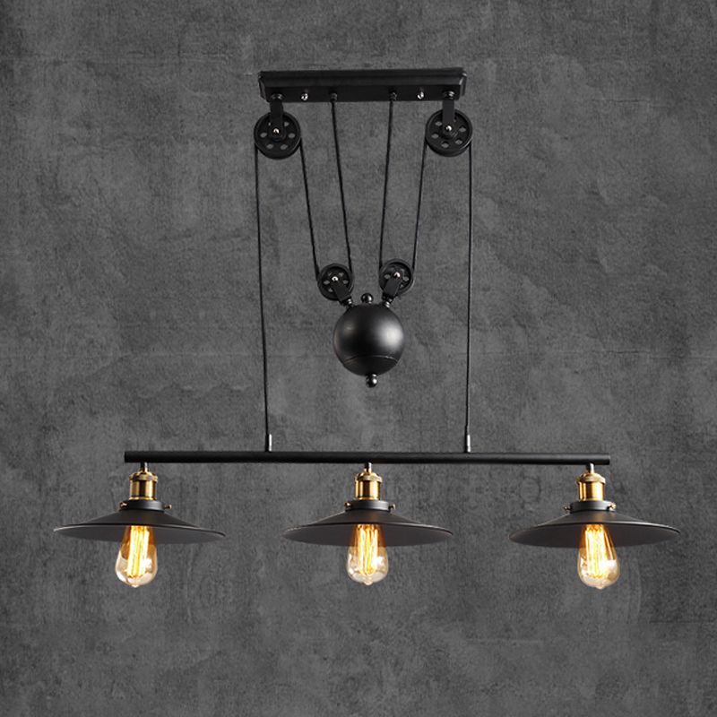 American Industrial Style Pendant Light Vintage Hanging Light for Bar Living Room