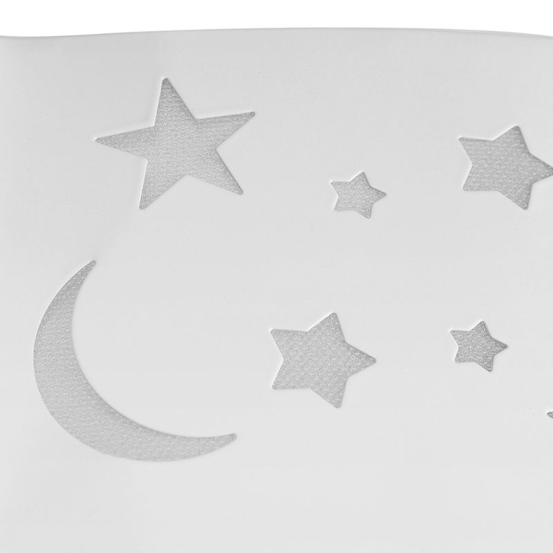 Modern Etched Star Ceiling Mount Light Acrylique Blanc LED Ceiling Lamp for Kid Bedroom