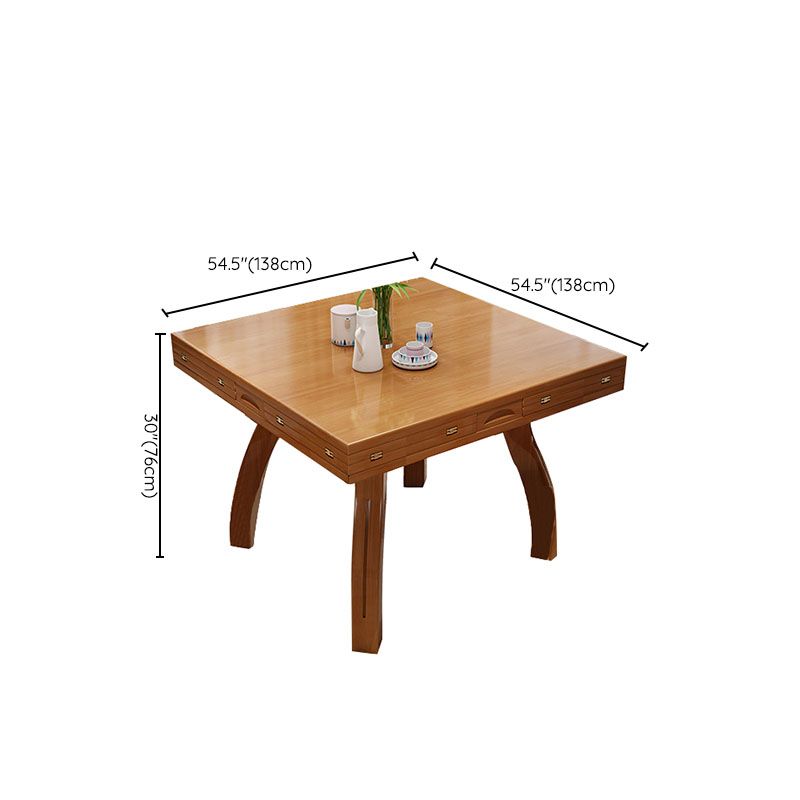 Solid Wood Dining Table Extendable Dining Table for Dining Room
