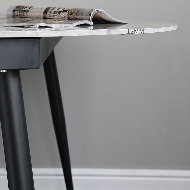 Extendable Dining Table Set 1/4/5/7 Pieces with Metal Base Kitchen Furniture Set