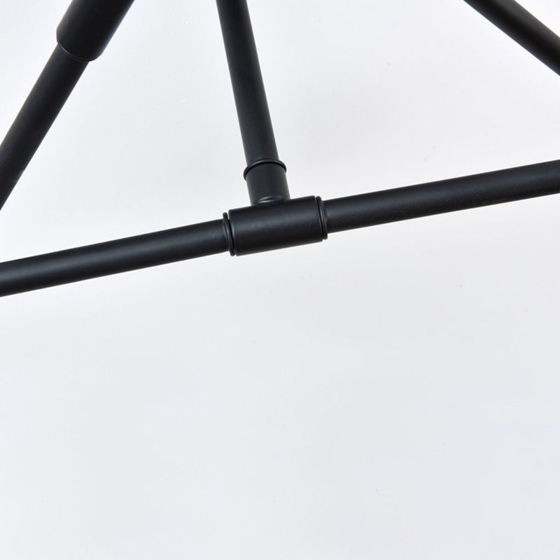 Metal Sputnik Semi Flush Mount Ceiling Light Minimalist Style Semi Flush Mount Chandelier