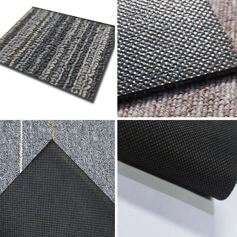 Carpet Tile Non-Skid Fade Resistant Geometry Self Peel and Stick Carpet Tiles Living Room