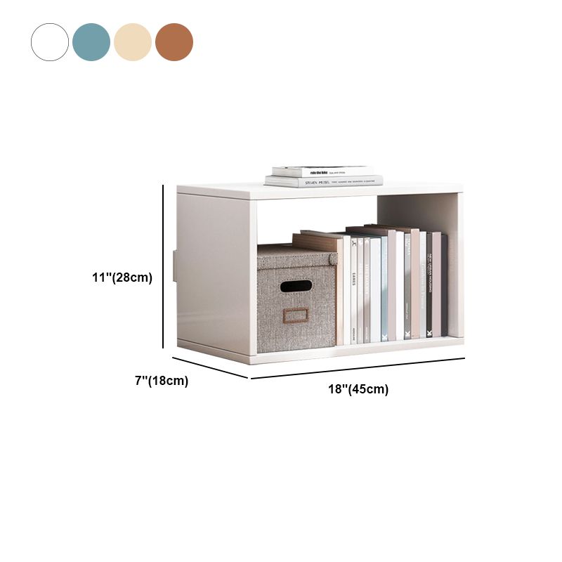 Contemporary Bookshelf Wood Closed Back Shelf Bookcase for Study Room