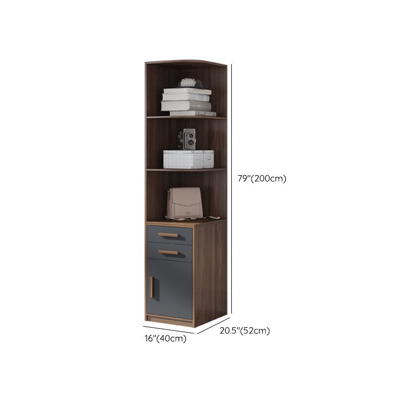 Contemporary Wardrobe Armoire Engineered Wood Wardrobe Closet