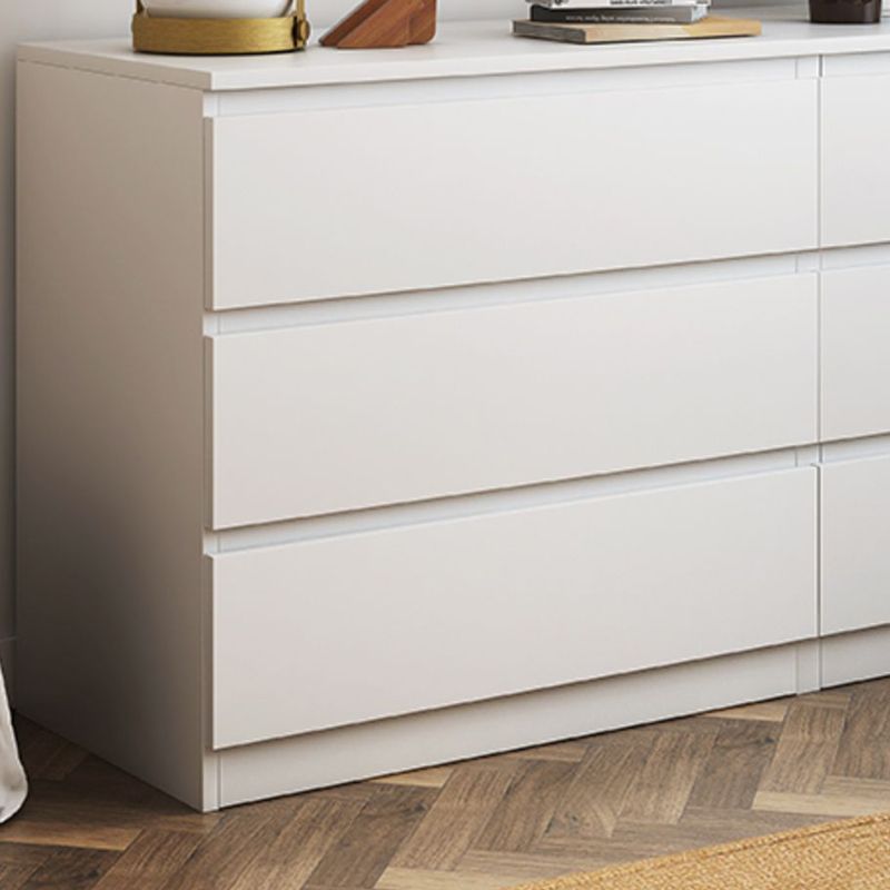 Contemporary Storage Chest Manufactured Wood Dresser , 15.6 Inch W