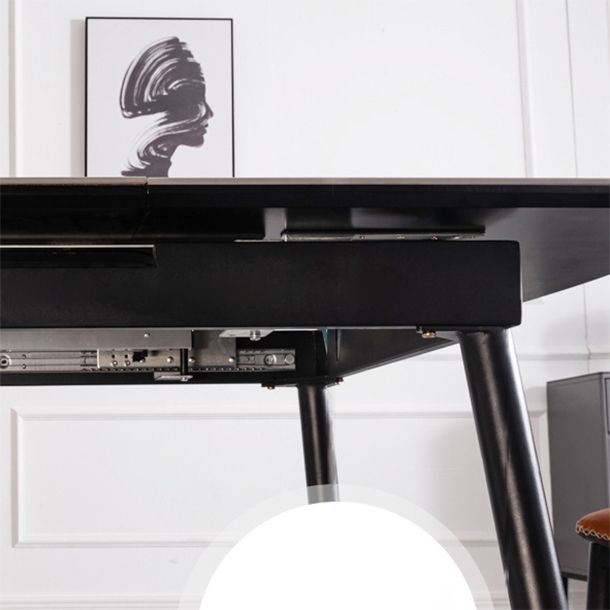 Stone Rectangle Dining Table with Leaf Furniture for Restaurant