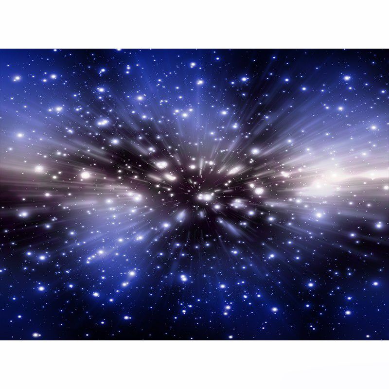 Multicolor Visual Print Rug Polyester Carpet Trendy Anti-Slip Backing Indoor Rug for Living Room