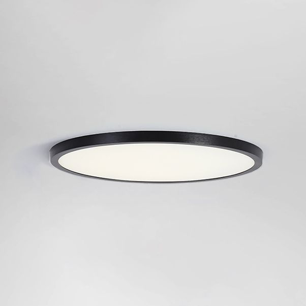 Metal Round Shade Flush Mount Llight Modern LED Style1 Head Flush Mount