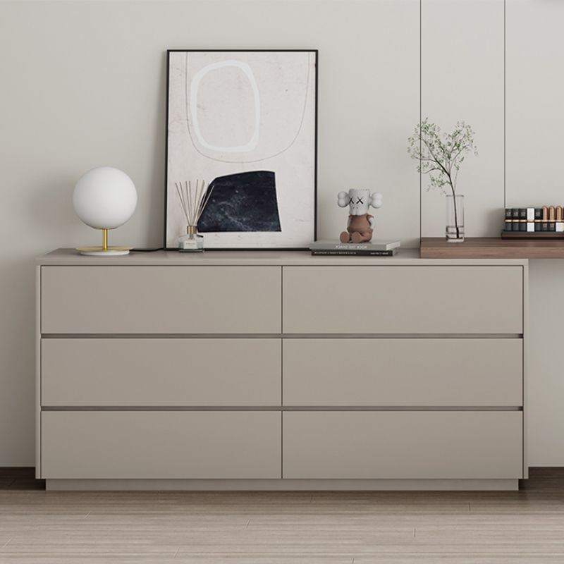 Modern Brown Solid Wood Bedroom Standing With Drawer Make-up Vanity