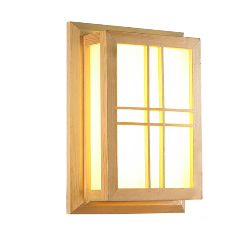 Géométrie murale murale en bois Forme de géométrie moderne LED Mur de la LED Lumière pour le salon