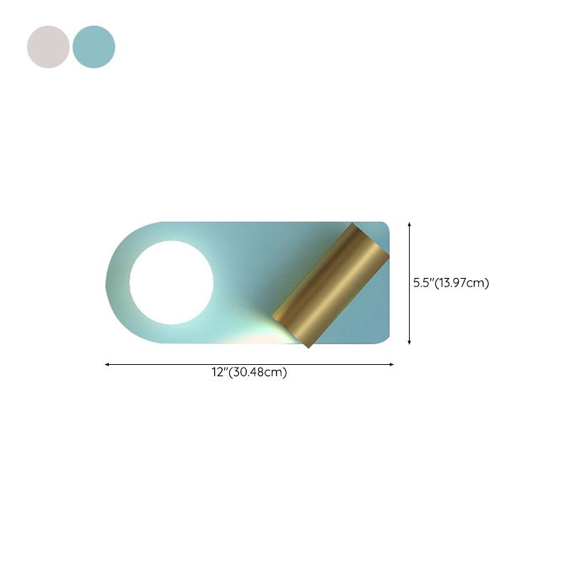 Geometric Wall Sconce Modern Metal 2 Lights Wall Mounted Lights