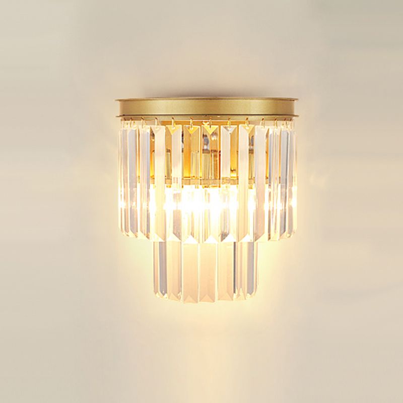Lámparas de pared geométricas de estilo moderno Crystal Multi Lights luces aplicativas