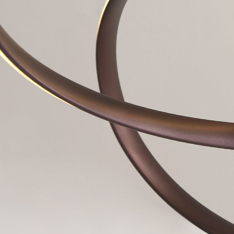 Aluminum Pendant Light Linear Modern LED Ceiling Light for Dining Room