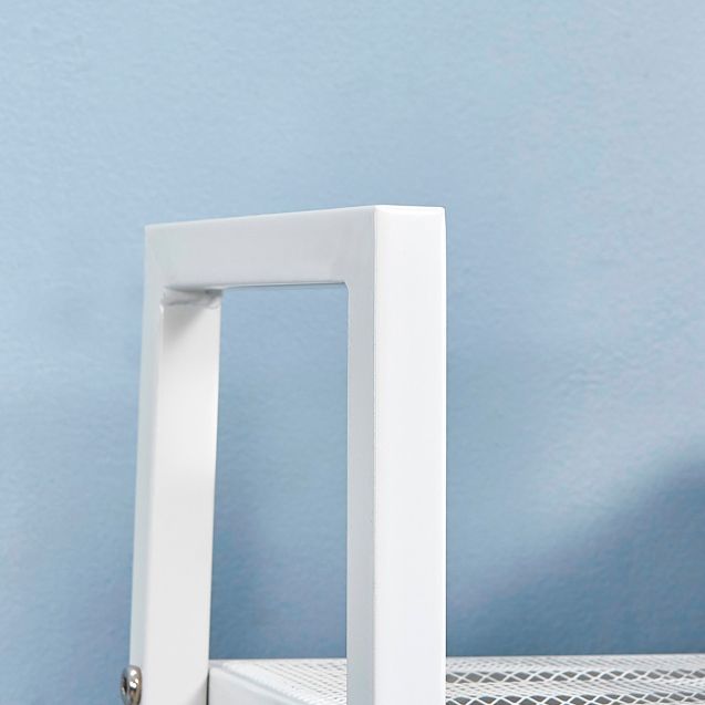 Ladder Bookshelf Metal Contemporary Open Bookcase for Home Office