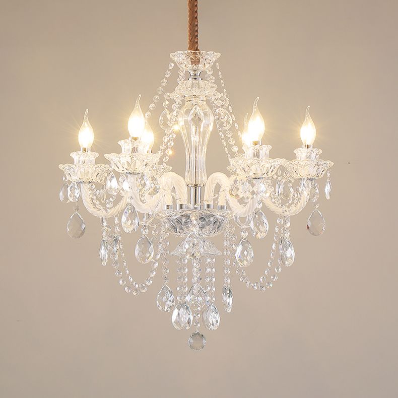 American Style Chandelier Crystal Multi Light Hanging Light for Bedroom