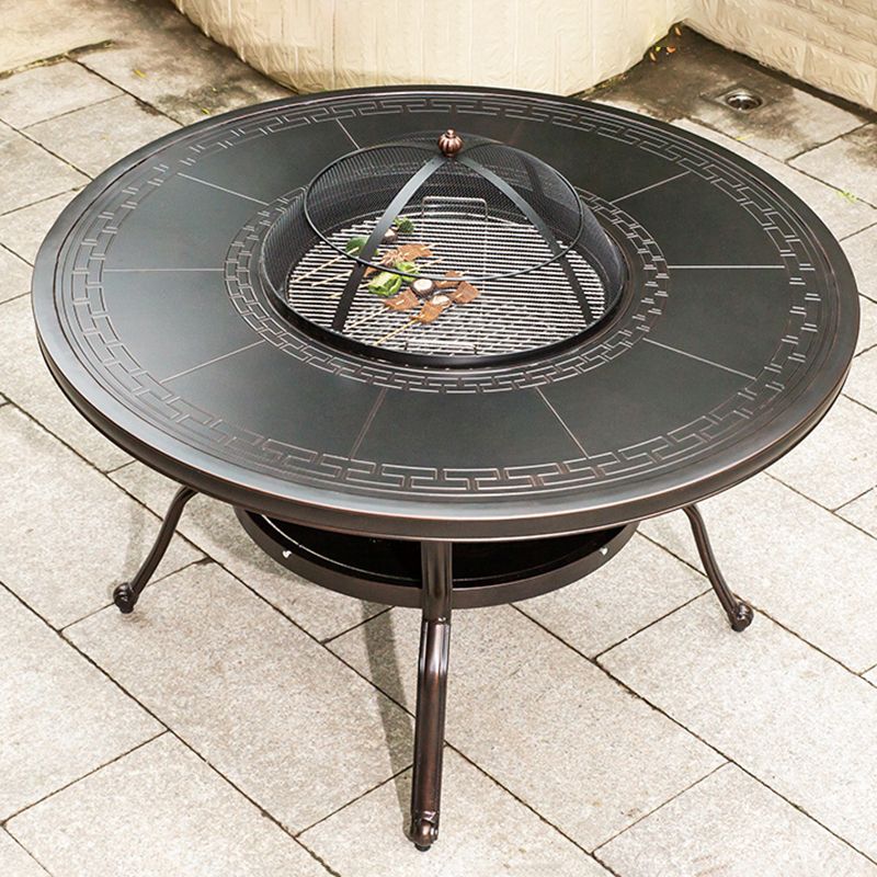 Modern Geometric Waterproof Courtyard Table Aluminum Outdoor Table