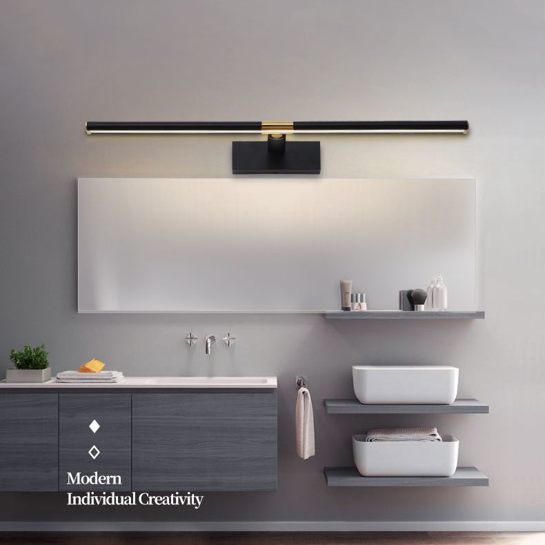 Éclairage d'éclairage mural linéaire noir