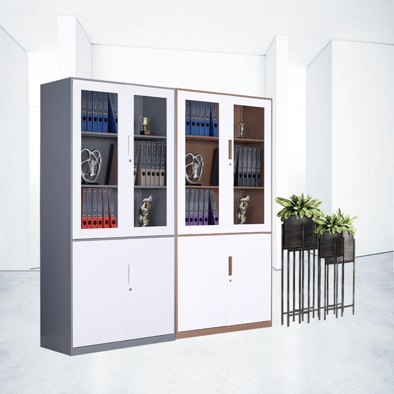 Classical Vertical File Cabinet Metal Filing Cabinet with Storage Shelves